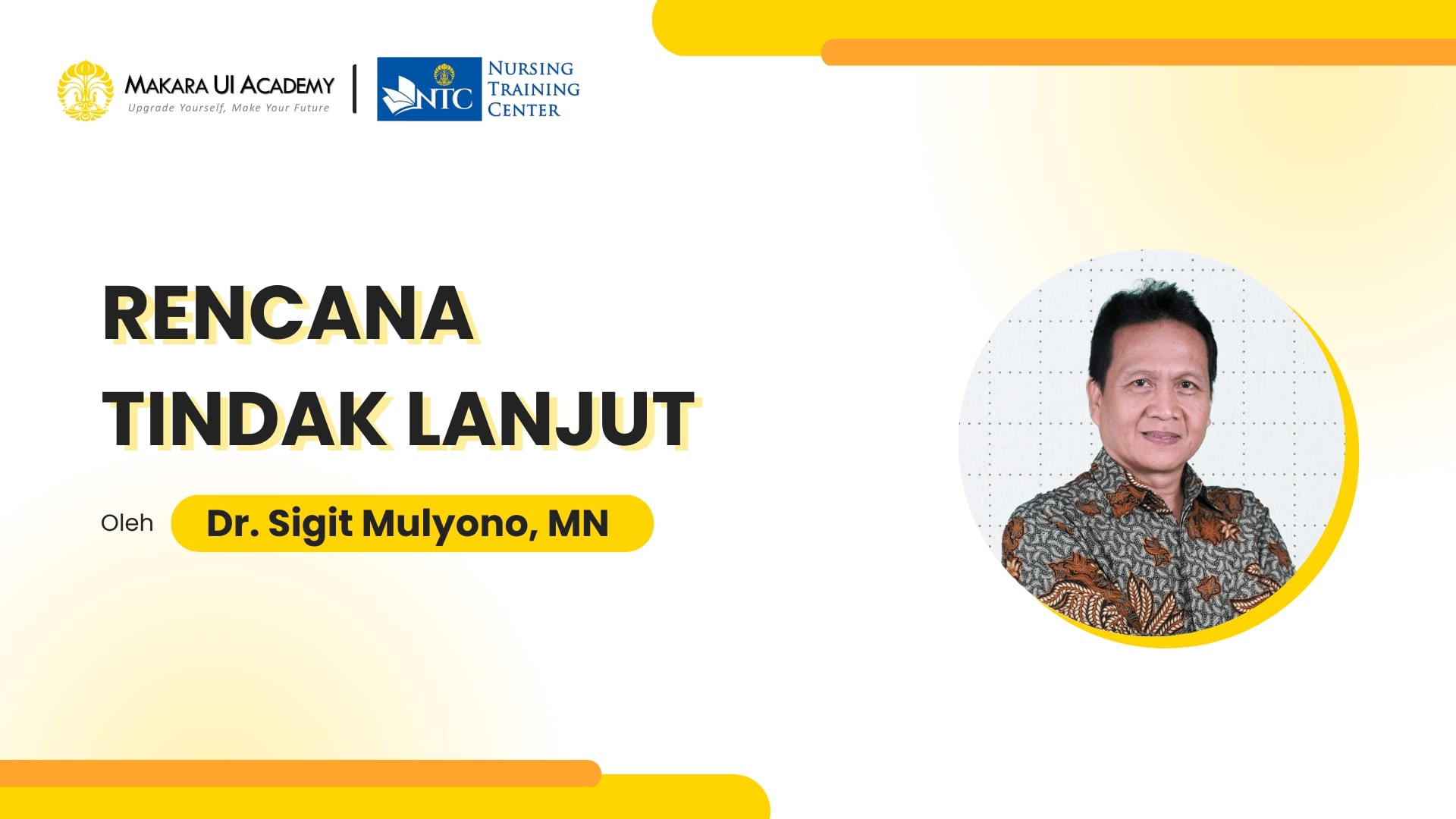 Sesi 20: Rencana Tindak Lanjut